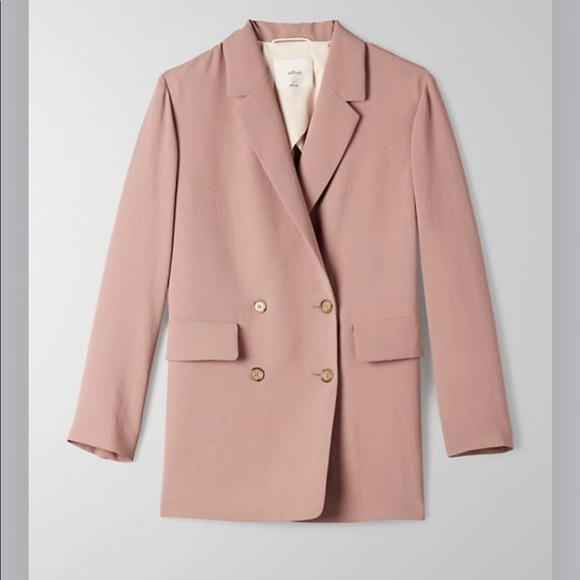 Aritzia Jackets & Blazers - NWT Aritzia Wilfred Cherrelle Jacket, Mauve, Sz M